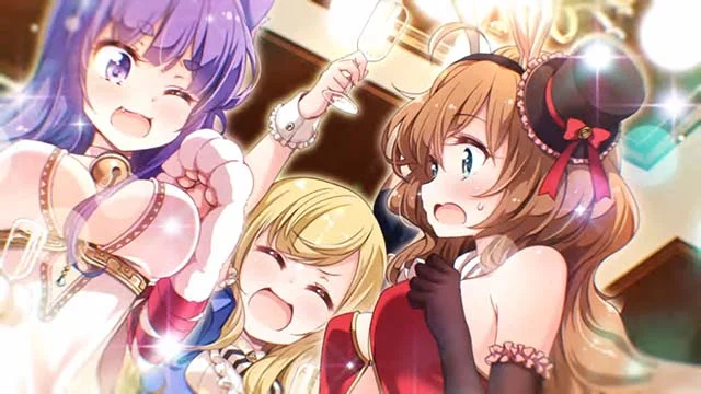 戦国コレクション6 AT終了画面 敵武将3人