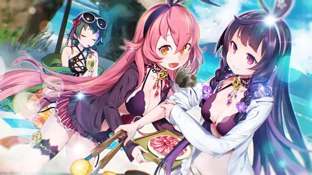 戦国コレクション6 AT終了画面 水着2