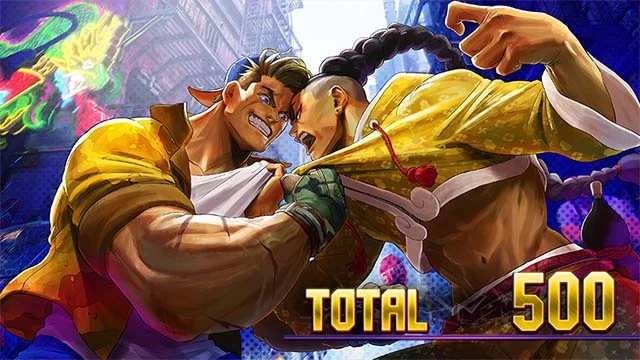 スマスロ ストリートファイター6 ボーナス・エンディング終了画面 ルーク＆ジェイミー