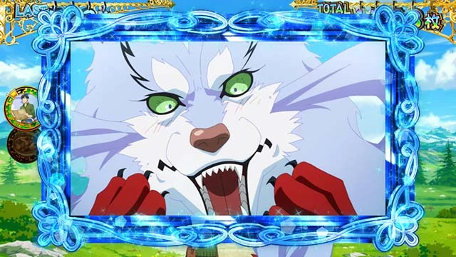スマスロ とんでもスキルで異世界放浪メシ エンディング中ウィンドウ 青枠：フェル