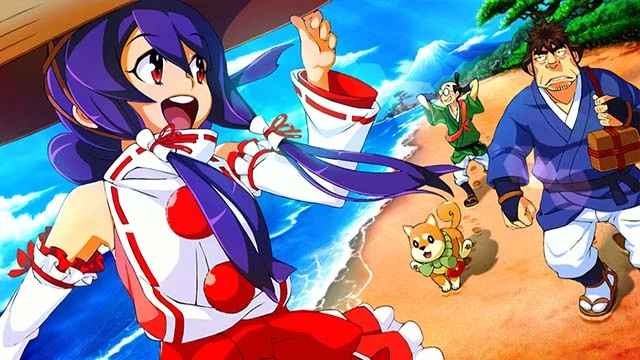 スマスロ やじきた道中記参る！ AT終了画面 茜ちゃん